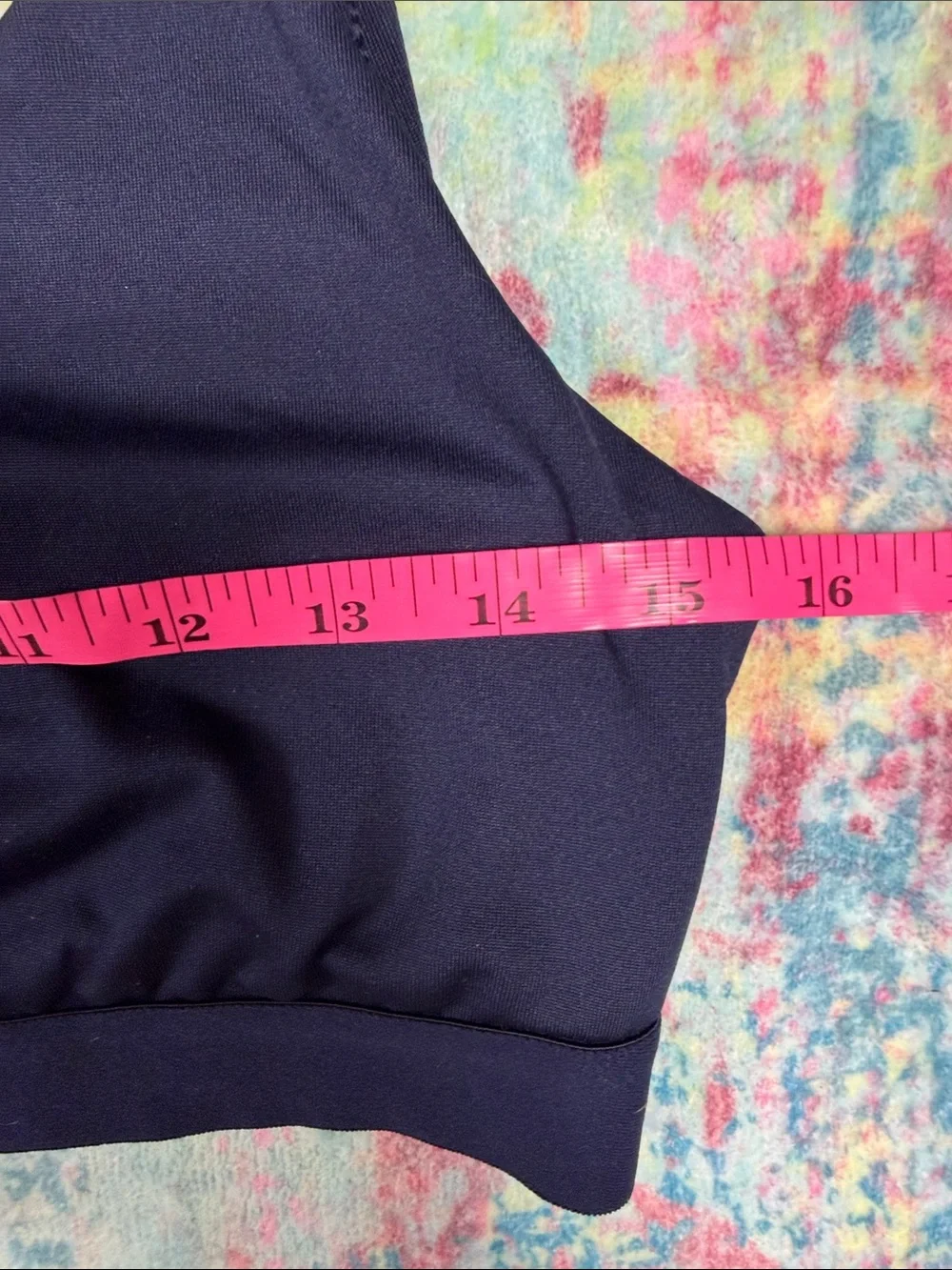Old Navy Active Women's Navy Adjustable Racerback Sports Bra